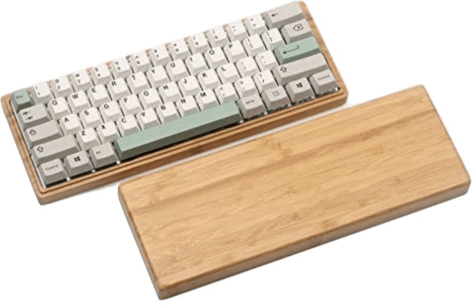 Bamboo Wood case for mechanical keyboard