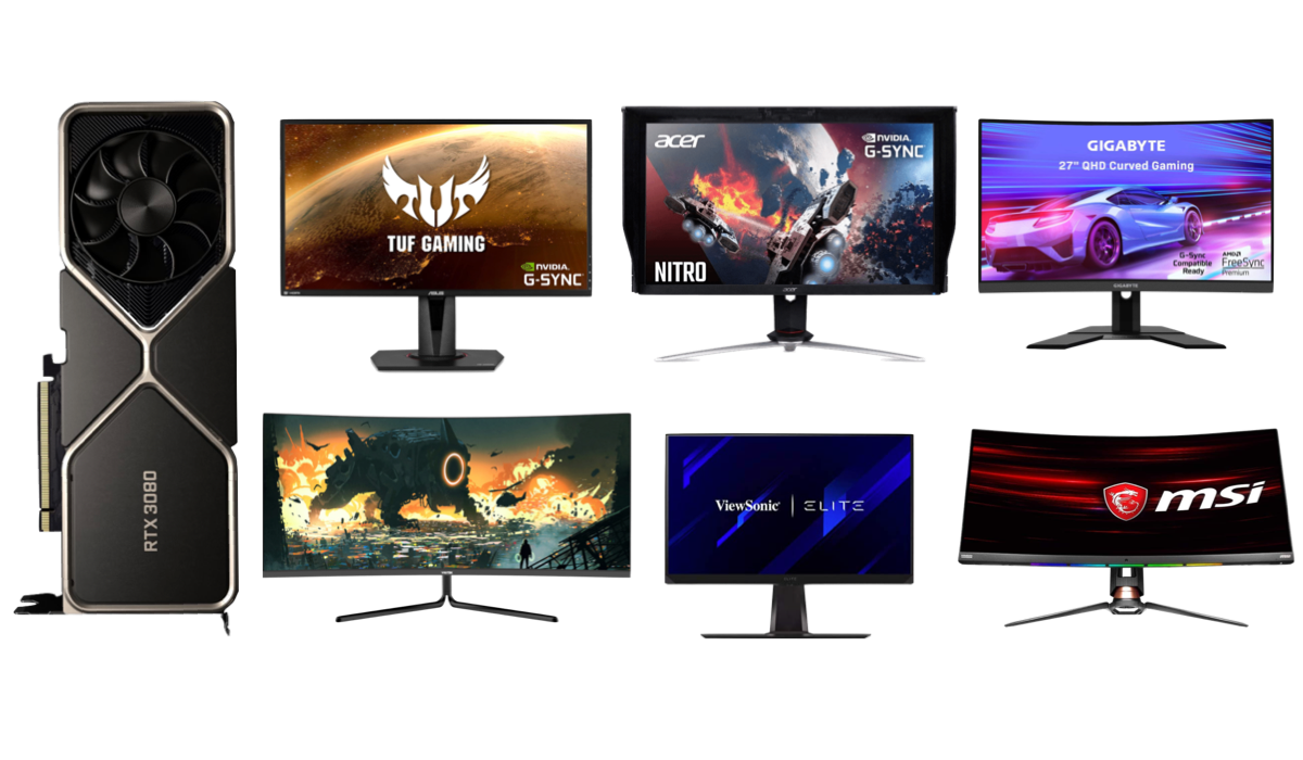 best monitors for rtx 3070 3080
