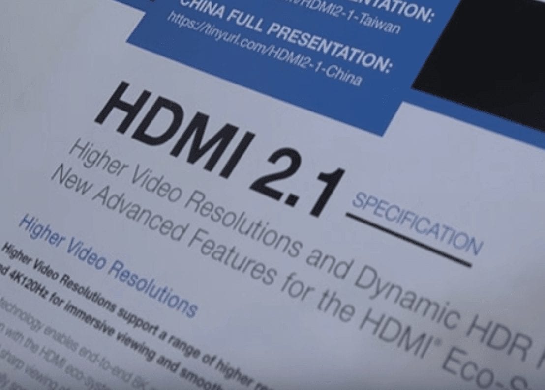 HDMI 2.1 TV list